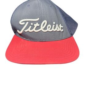 Titleist Hat Adjustable Snapback Golf Cap Two-Tone One Size